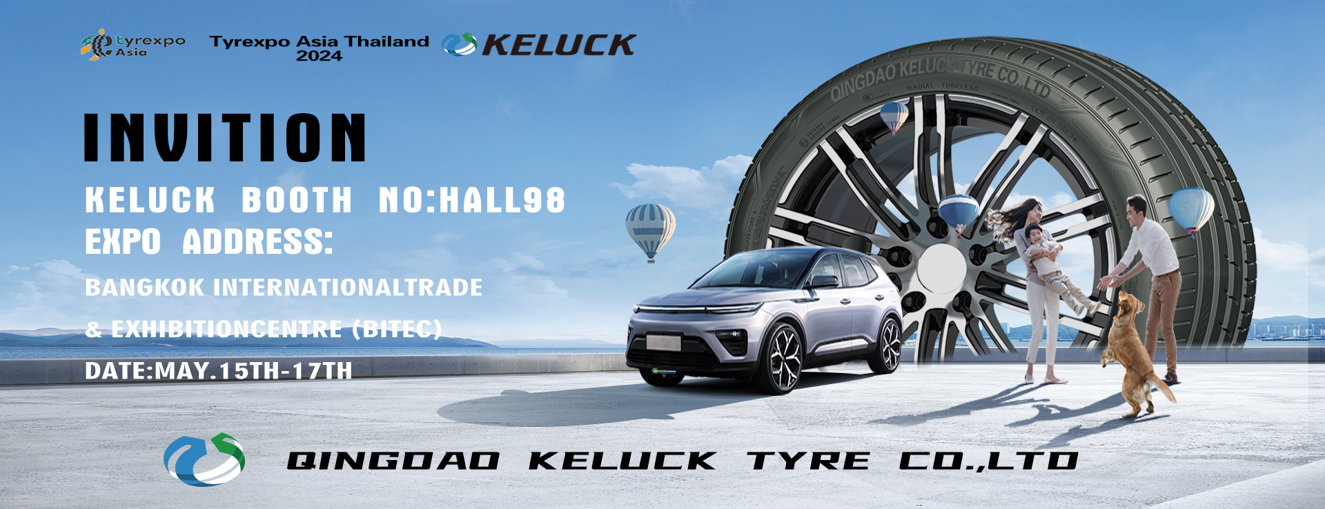 Qingdao Keluck Tire Co., Ltd. se presentará en TyreExpo Asia Tailandia 2024